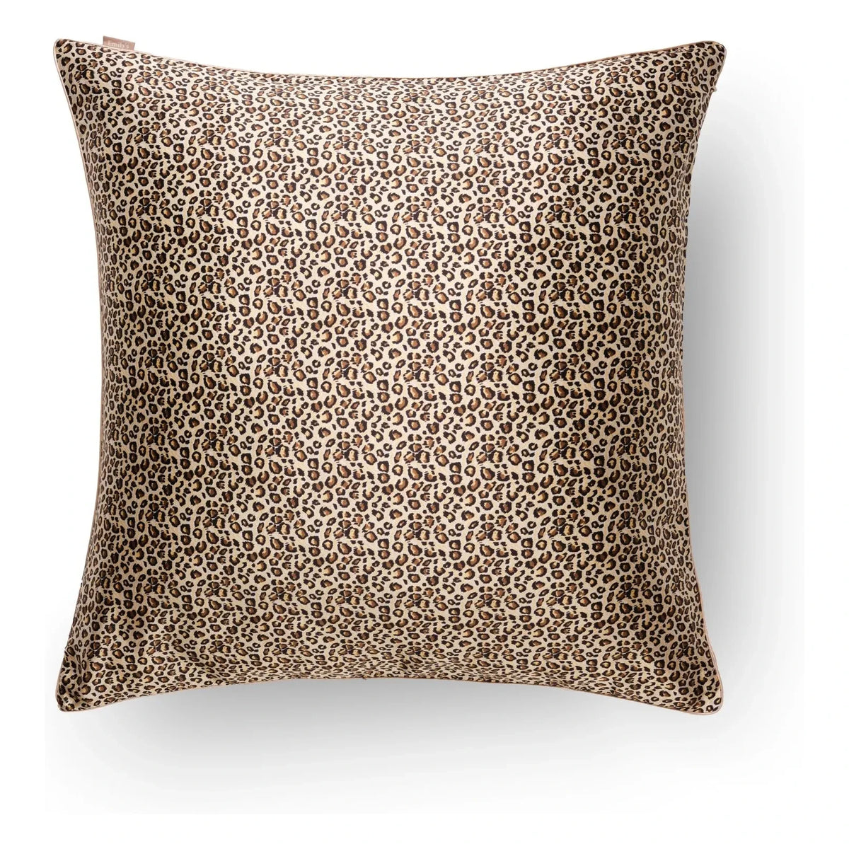 Emily's Pillow - Leopar desenli dut ipeği yastık kılıfı