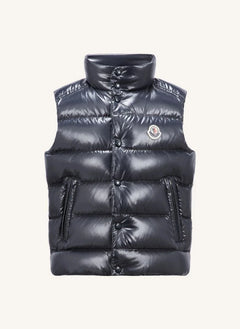 Moncler - Kolsuz şişme yelek Tib | Lacivert