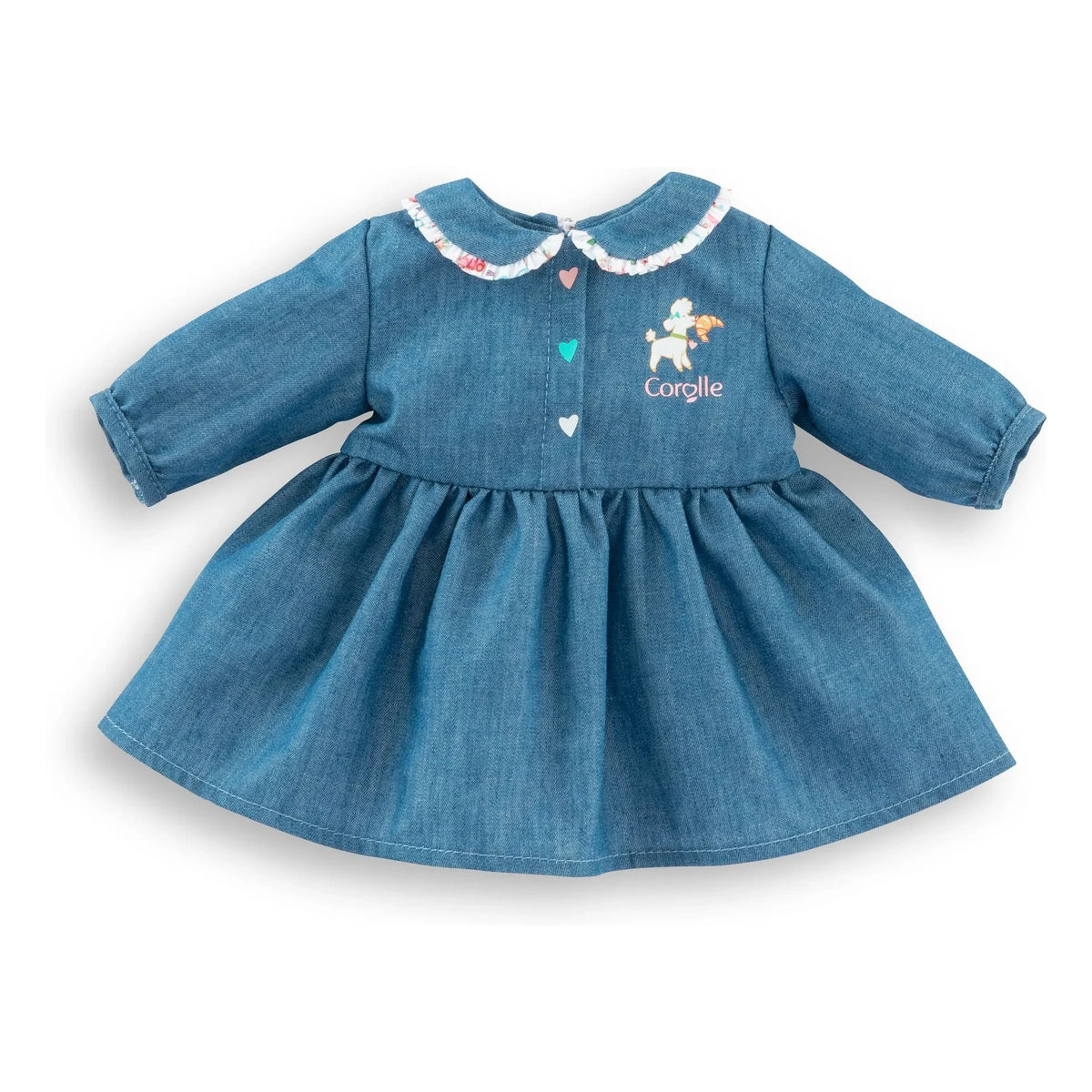 Corolle - Un week-end à Paris 30 cm bebek için elbise | Denim mavisi