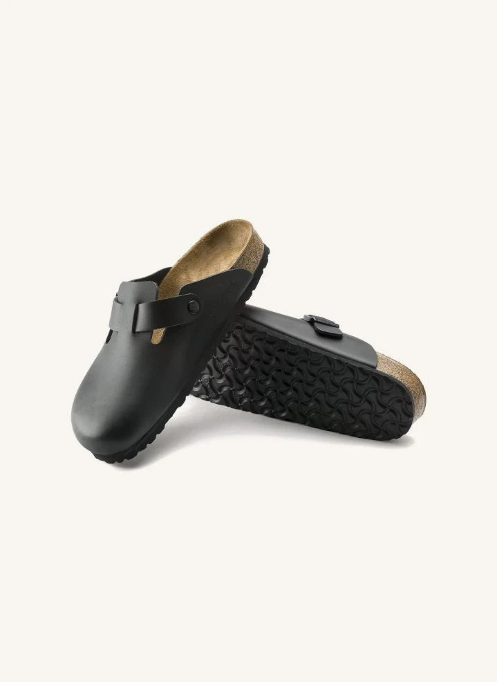 BIRKENSTOCK - Boston Deri Terlikler