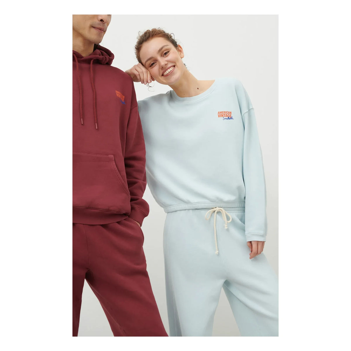 American Vintage - American Vintage X Smallable सहयोग - Izubird जॉगर | हल्का नीला