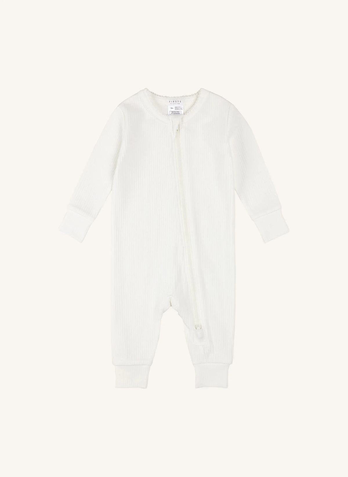 Petit Lem - Ribana Modal ve Organik Pamuklu Kolsuz Pijama | Bej