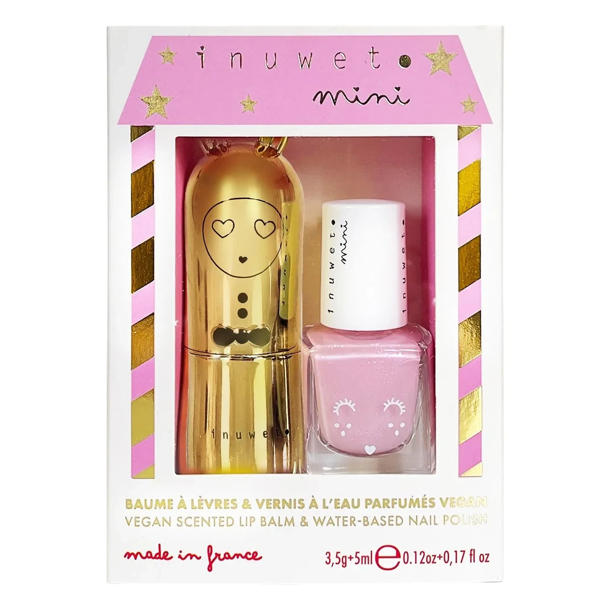 Inuwet - चीज़केक लिप बाम और वॉटरमेलन नेल पॉलिश