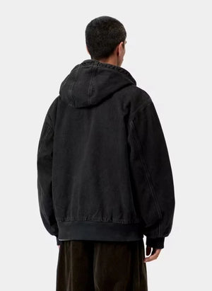 Carhartt WIP - OG एक्टिव हुडेड जैकेट | काला