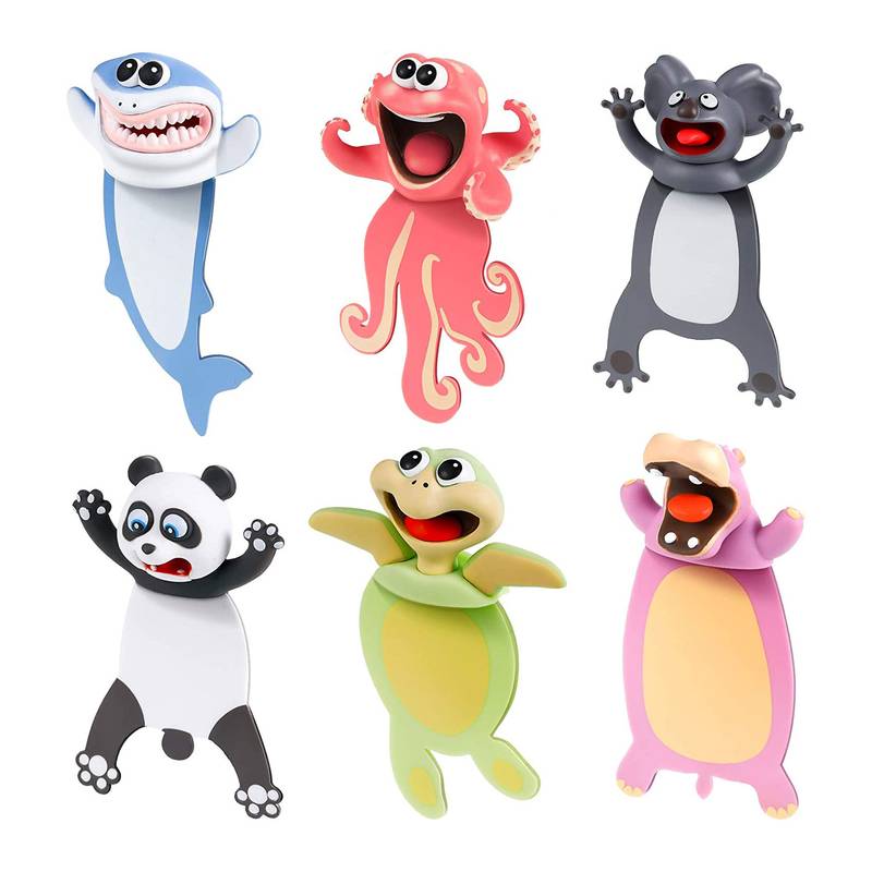 Dinossi - Sevimli Korkunç Kitap Ayracı Köpekbalığı-Dinossi