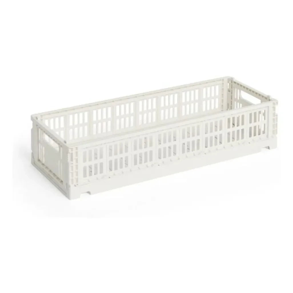 Hay - फोल्ड होने वाला एक्स्टेंडेबल क्रेट | सफेद