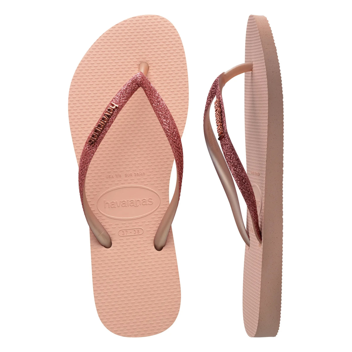 Havaianas - İnce simli parmak arası terlik | Pembe