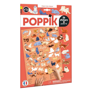 Poppik - पोस्टर स्टिकर्स Les Chats