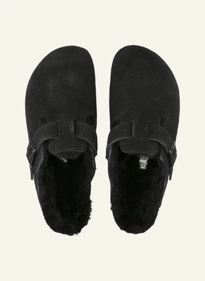 BIRKENSTOCK - Boston Shearling Clogs - Yetişkin Koleksiyonu | Siyah