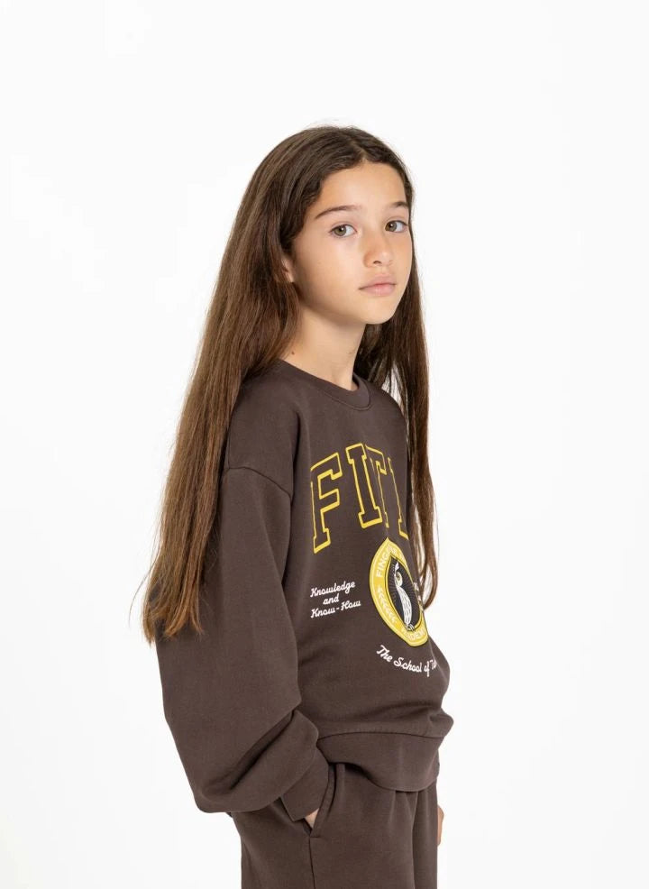 Finger in the nose - Alma Sweatshirt | Kahverengi