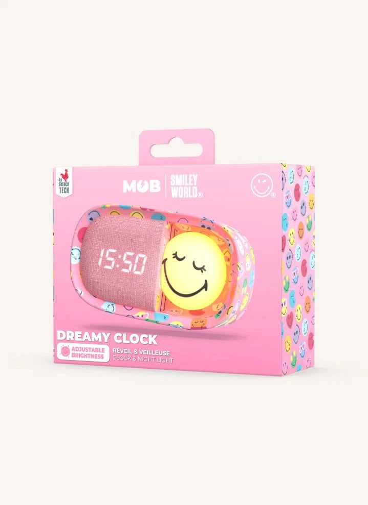 MOB - Dreamy Alarm Clock - MOB x Smiley World | Pembe