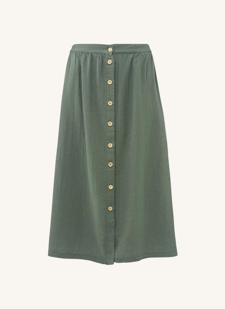 मार्लोट पेरिस - मिनेट कॉटन गॉज़ मिडी स्कर्ट - महिला संग्रह | लॉरियर