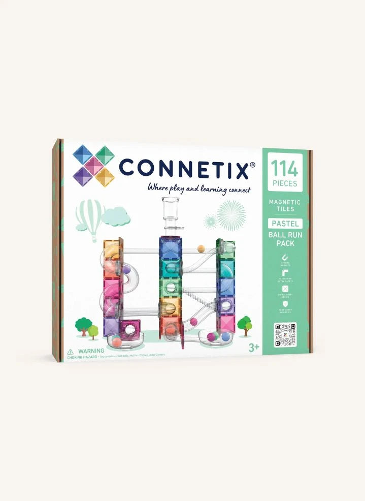 Connetix - Pastel 114 Parça Top Yuvarlama Seti
