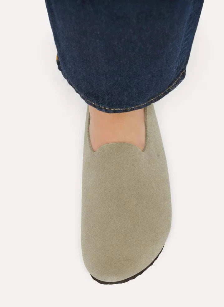 BIRKENSTOCK - Amsterdam Sargılı Süet Terlikler