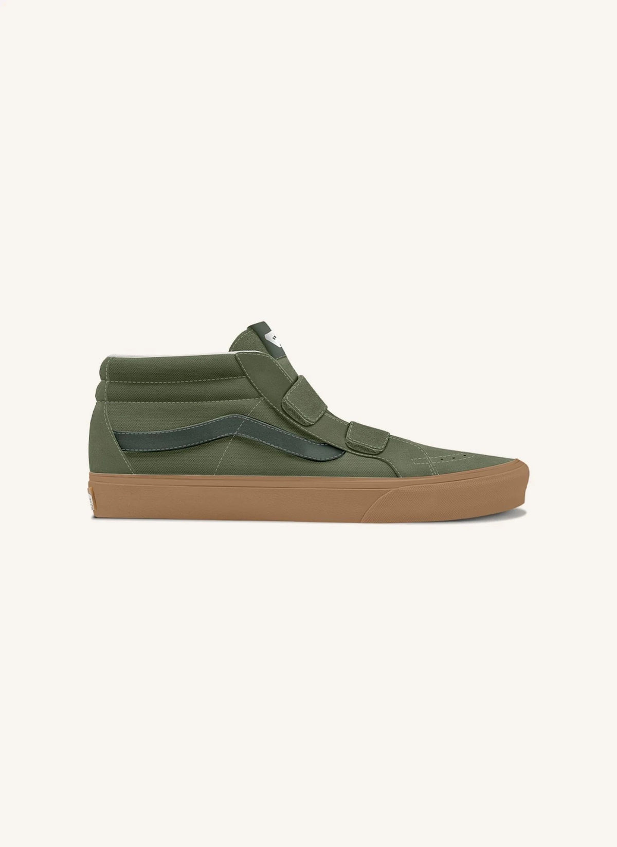 Vans - SK8-Mid Reissue V Gum Sneakers | Haki