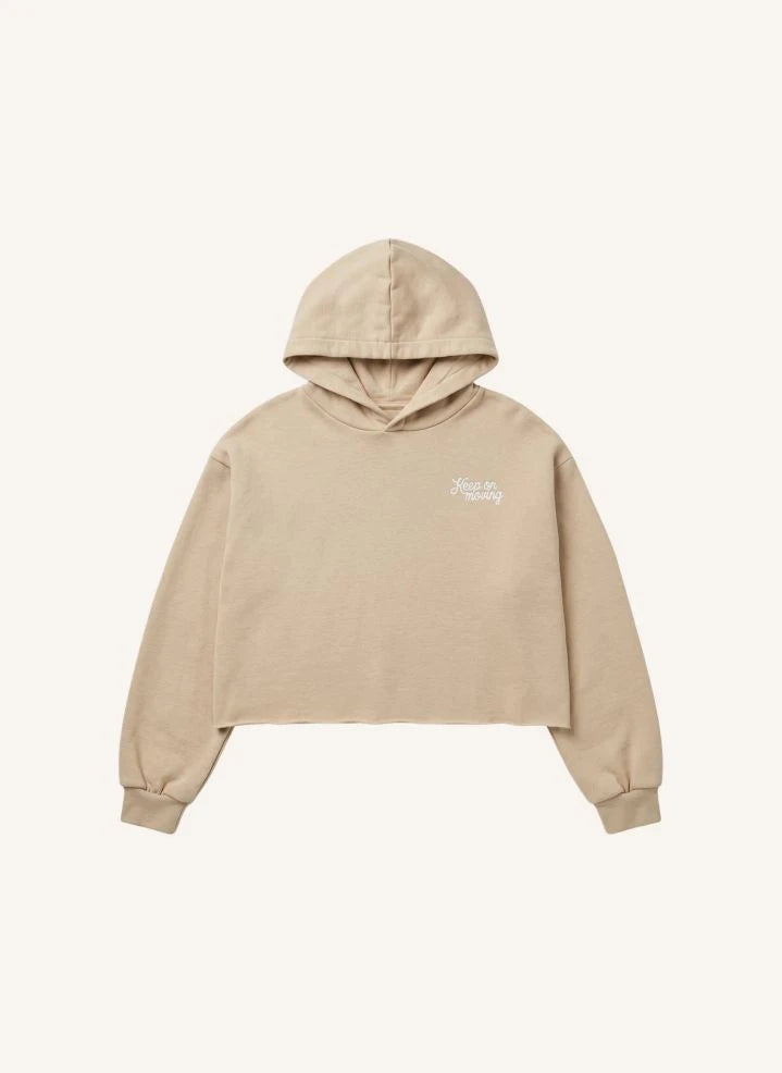 Smallable Kid - "Petal Keep On Moving" Sweatshirt | Bej