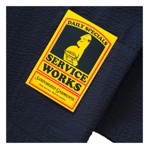 Service Works - सीर्सकर सर्वर जैकेट | गहरा नीला