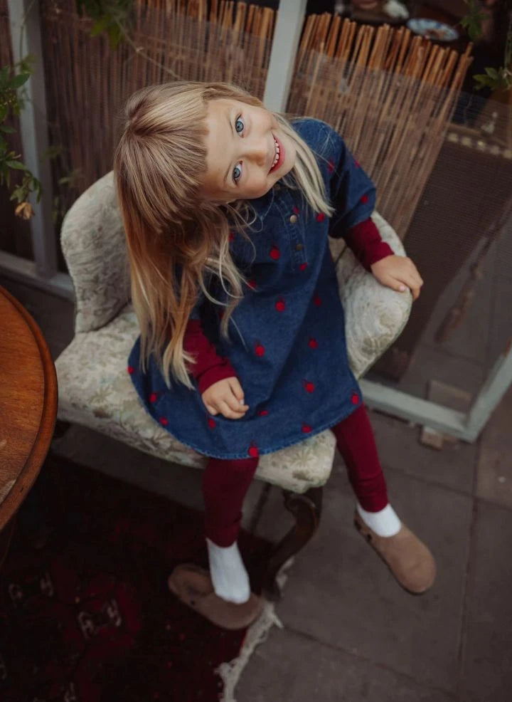 Fliink - Donna Denim Elbise | Koyu Mavi