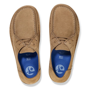 BIRKENSTOCK - बूट्स उट्टी लेसव अप स्वीड (Utti Lace-up Suede) | टौप ब्राउन