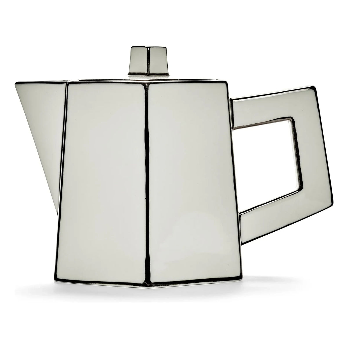 Serax - Carte blanche टीपॉट | काला/सफ़ेद