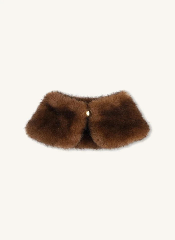 Chloé - Çıkarılabilir polar yaka | ऊंट (Camel)