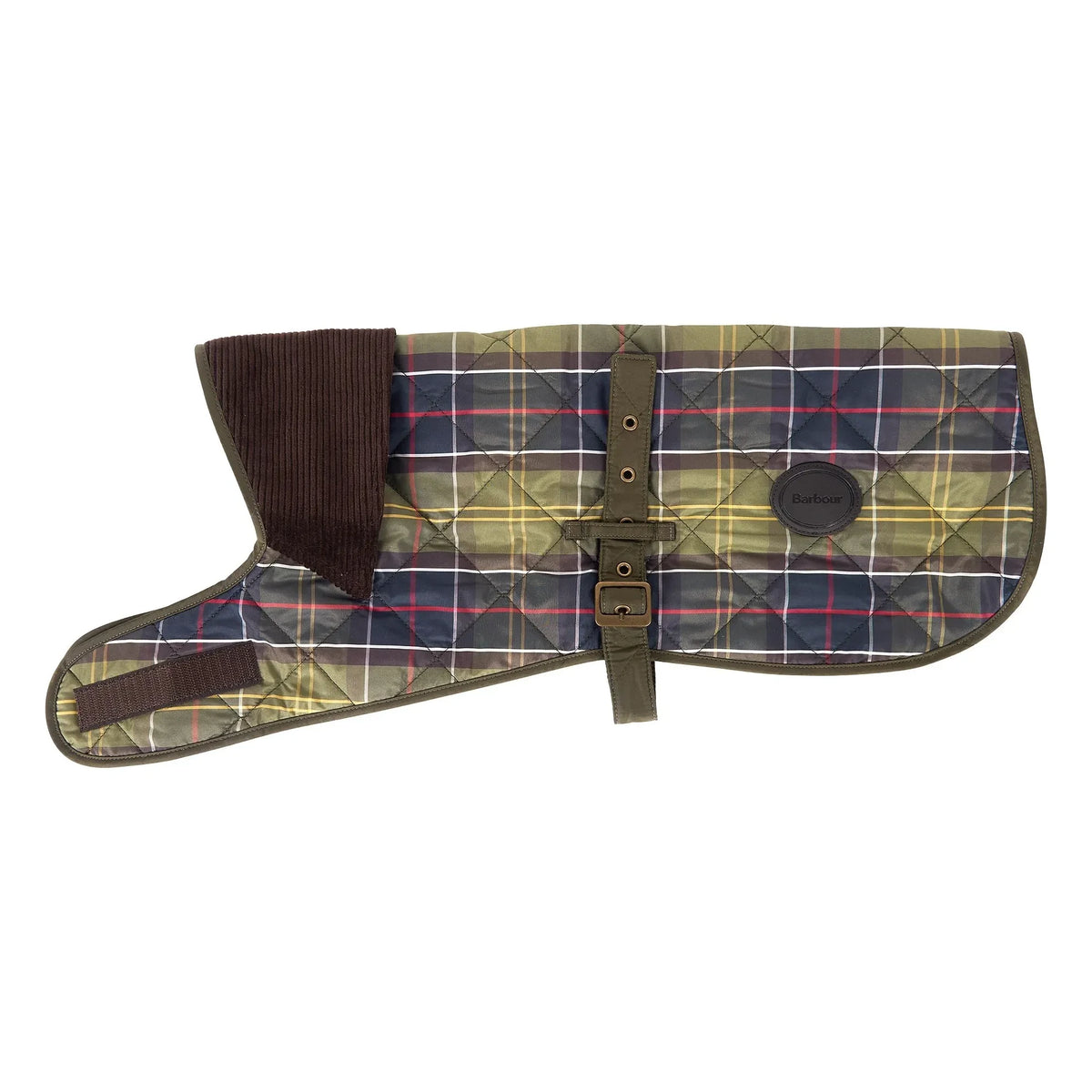 Barbour - Köpekler için ekose kaban | Mavi