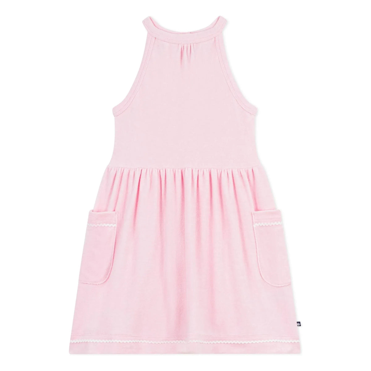 Petit Bateau - गुलाबी तौलिया ड्रेस