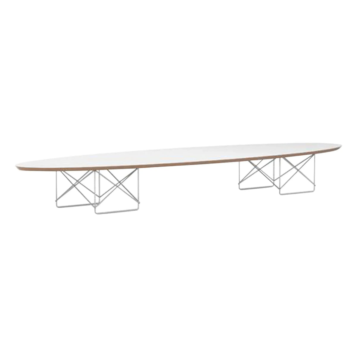 Vitra - अण्डाकार मेज़ (Elliptical Table) ETR - चार्ल्स और रे ईम्स, 1951 | सफ़ेद
