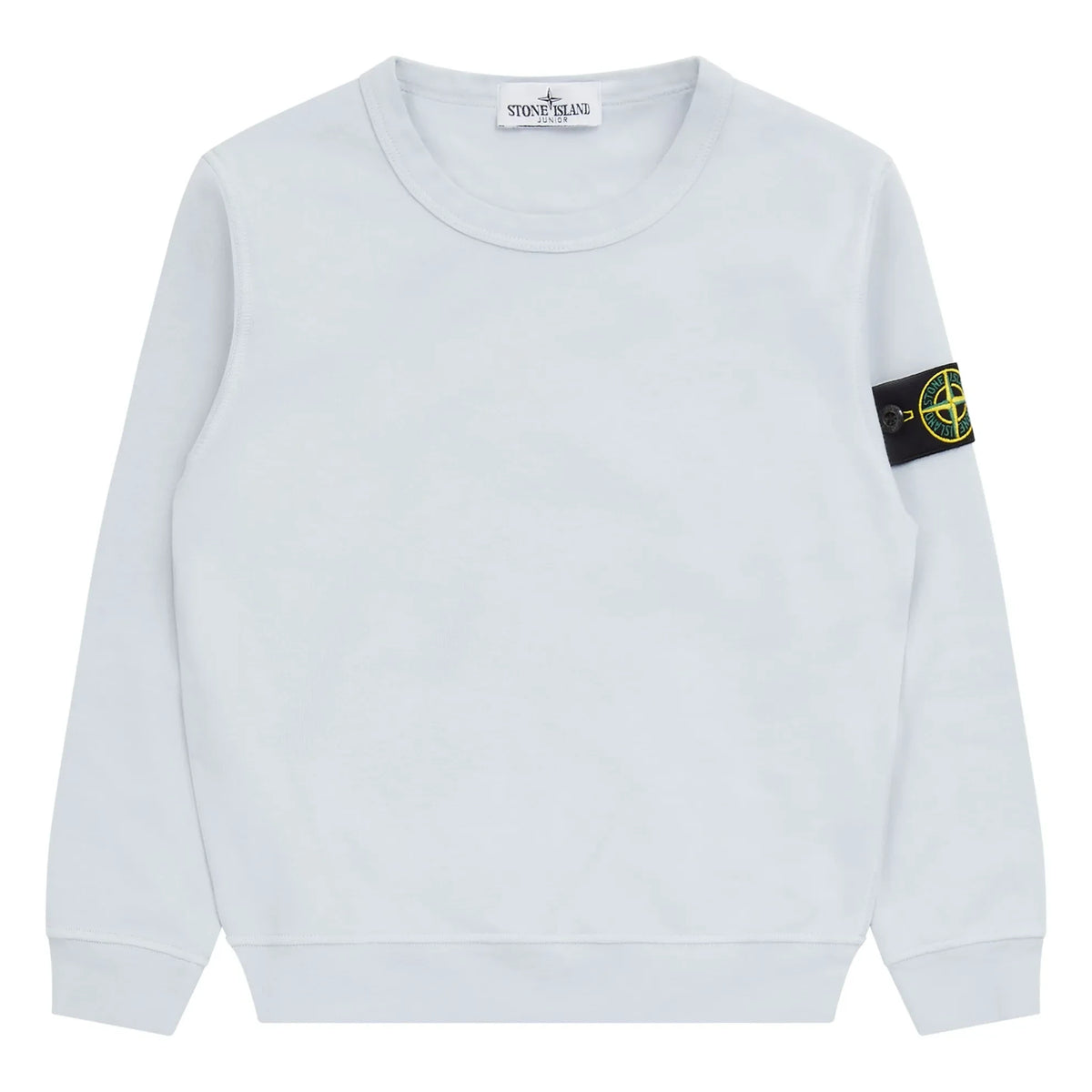Stone Island - स्वेट लोगो | हल्का नीला