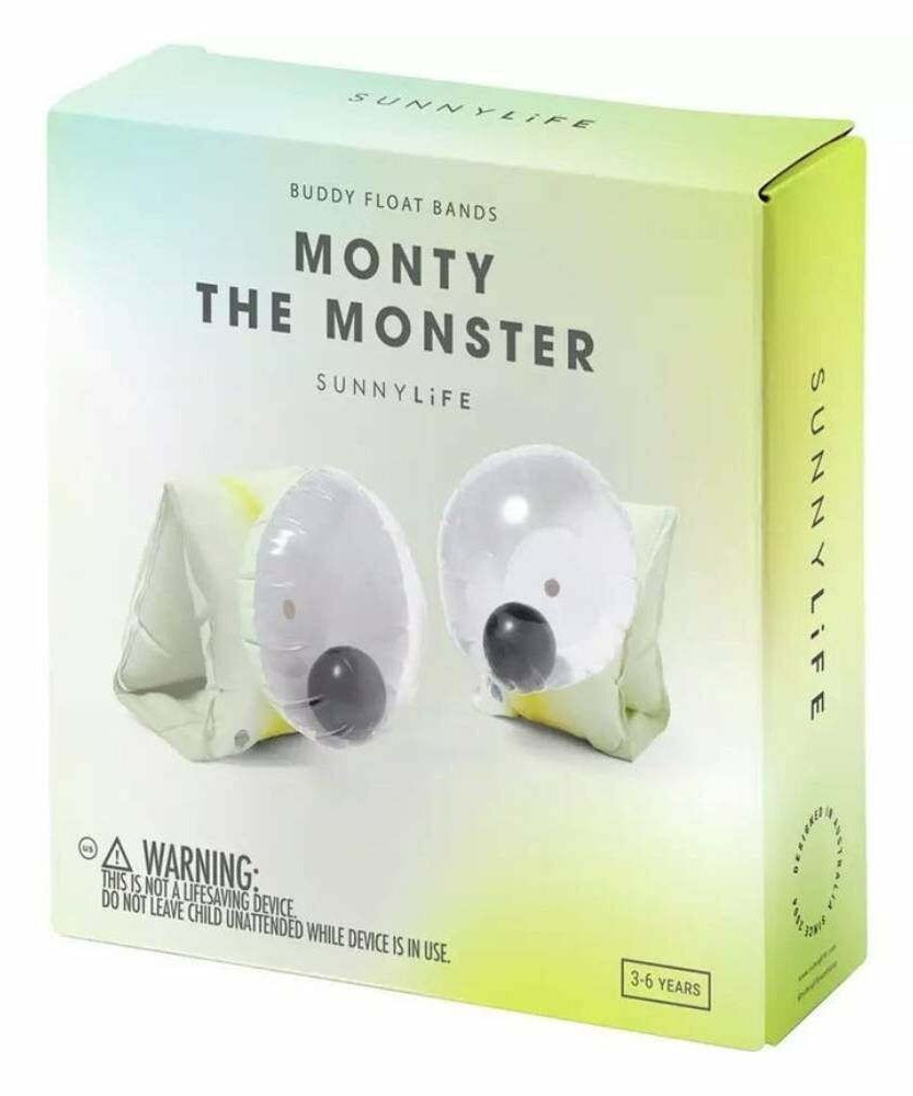 Sunnylife - Canavar Monty Çocuk Yüzme Kolluğu-Dinossi