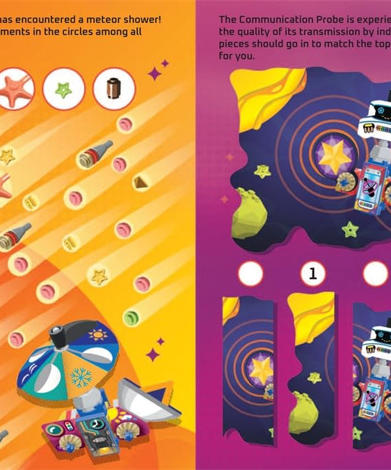 बस्टर बुक्स - लेगो निर्माण करें और चिपकाएं आकृति खिलौना के साथ अंग्रेज़ी गतिविधि और कहानी पुस्तक