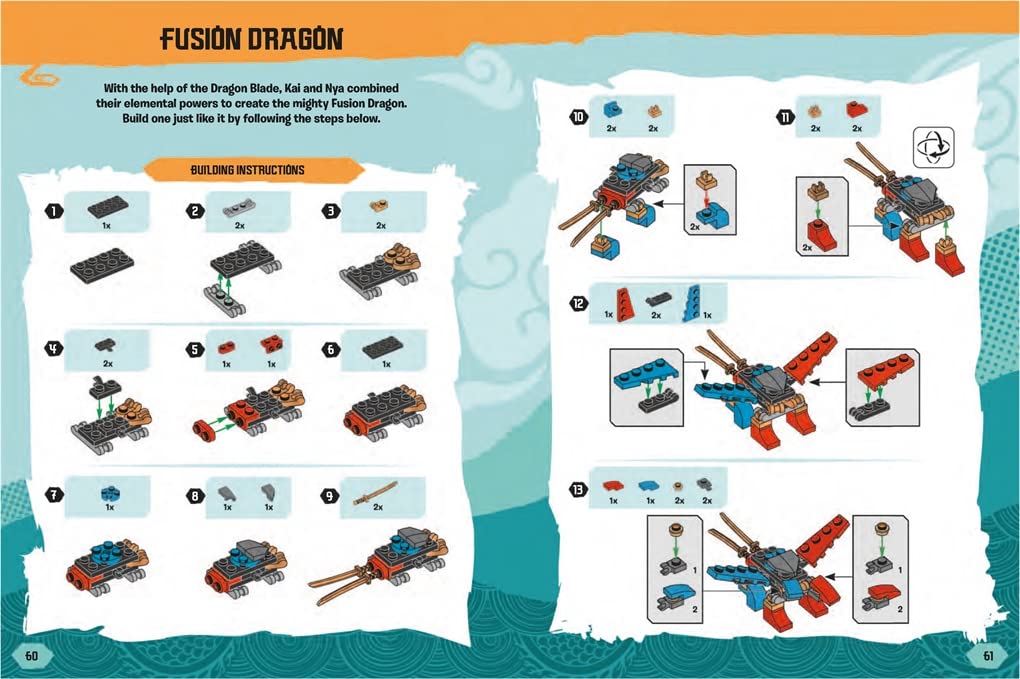 बस्टर बुक्स - लेगो निंजागो आकृति खिलौना के साथ अंग्रेज़ी गतिविधि और कहानी पुस्तक