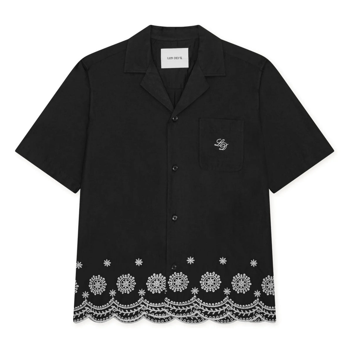 Les Deux - Chemise Border | Siyah