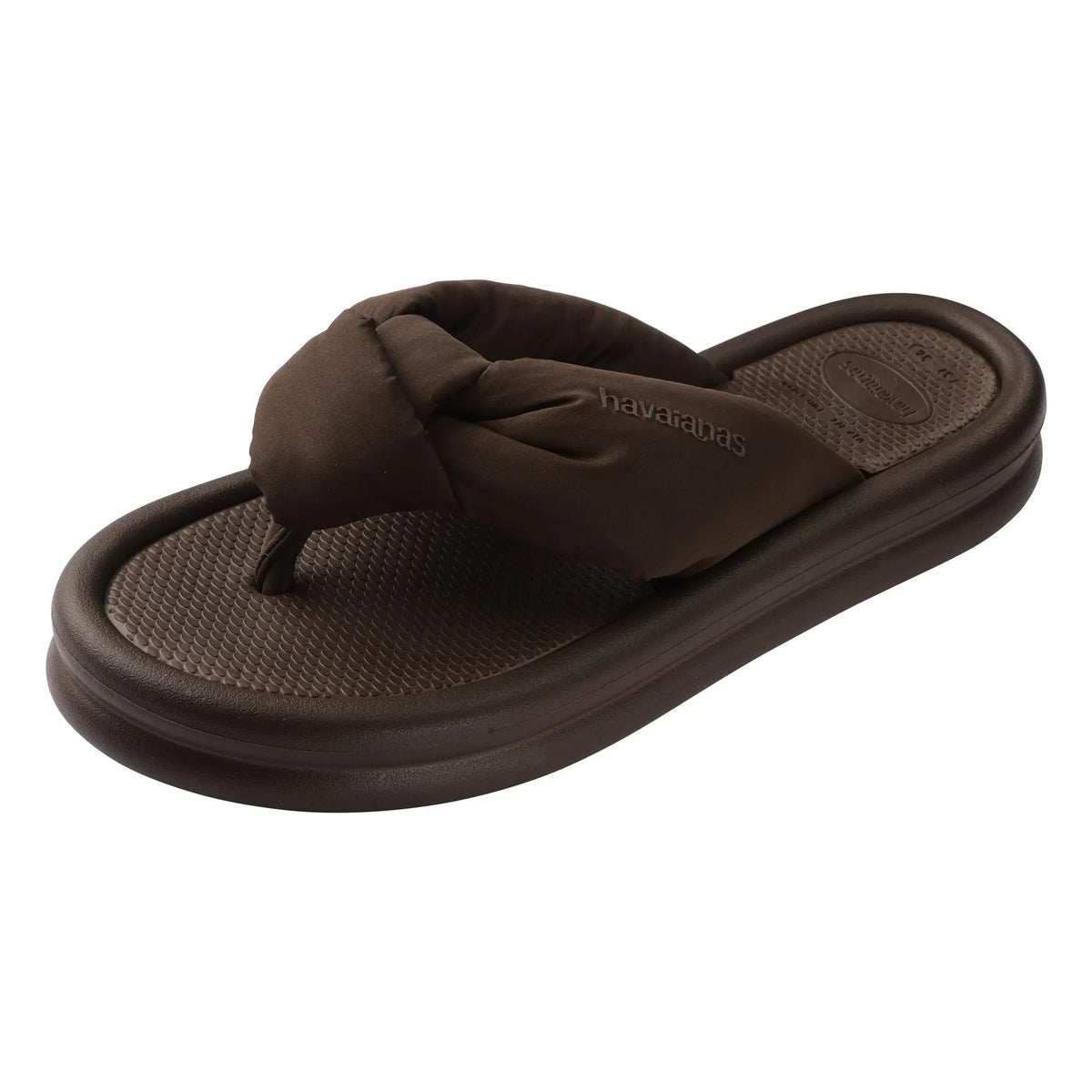 Havaianas - ओवर पफ्ड फ्लिप फ्लॉप | चॉकलेट