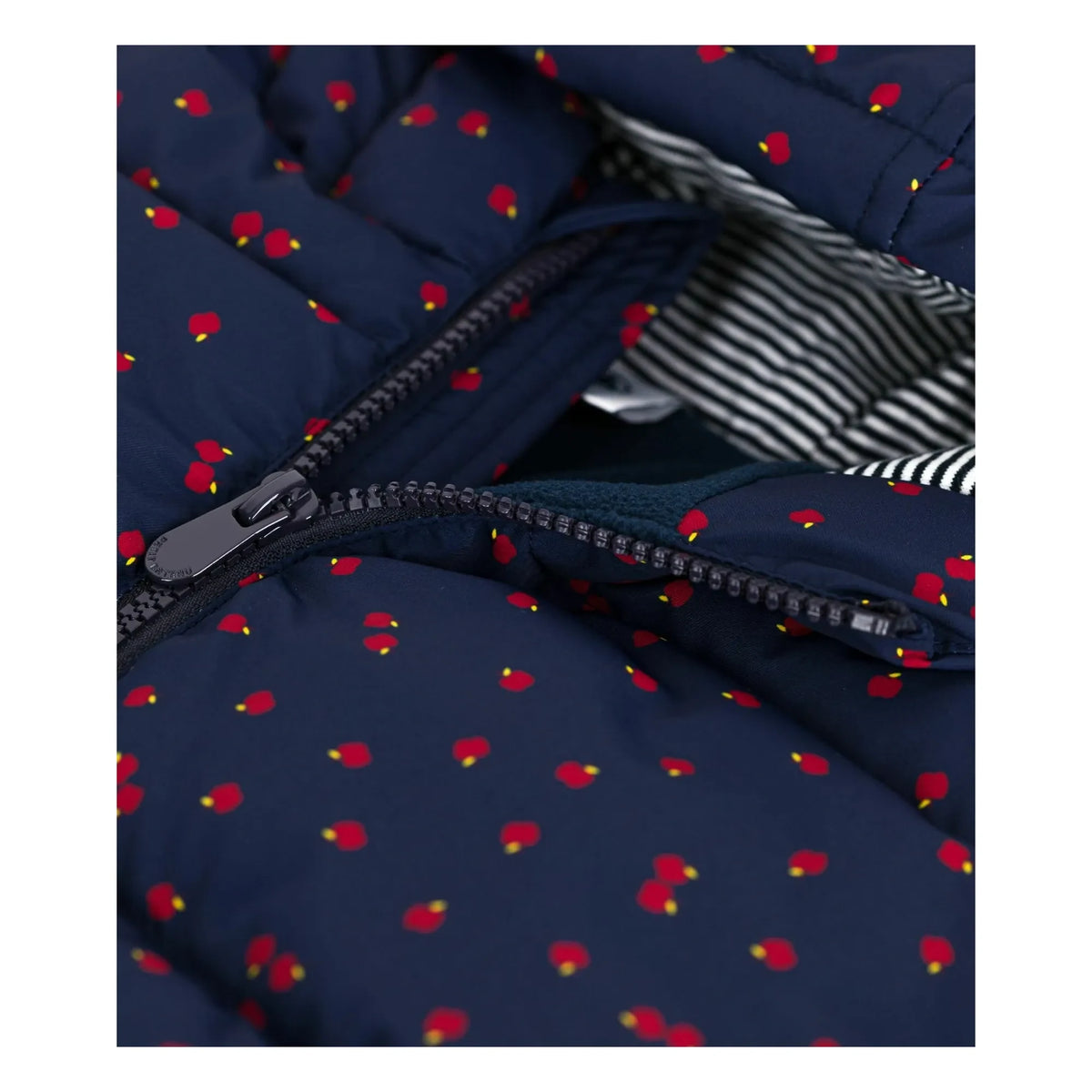 Petit Bateau - Apple पफर जैकेट | नेवी ब्लू