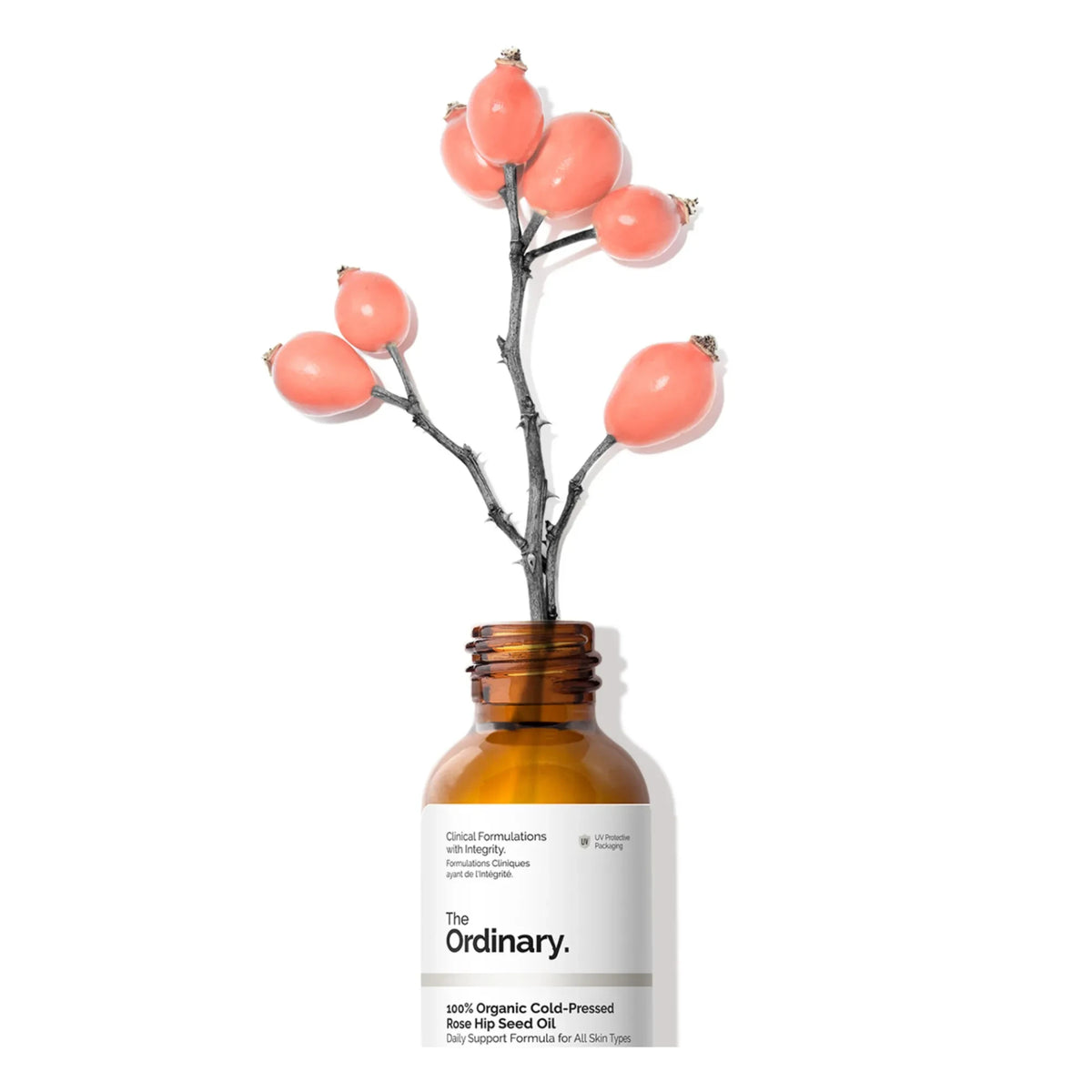 The Ordinary - %100 ऑर्गेनिक कोल्ड-प्रेस्ड रोज़ हिप सीड ऑयल - 30 मिली