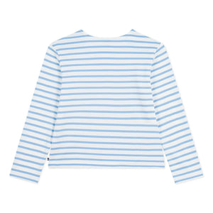 Petit Bateau - नीली मरीनियेर बटन वाली बेल (घंटी)