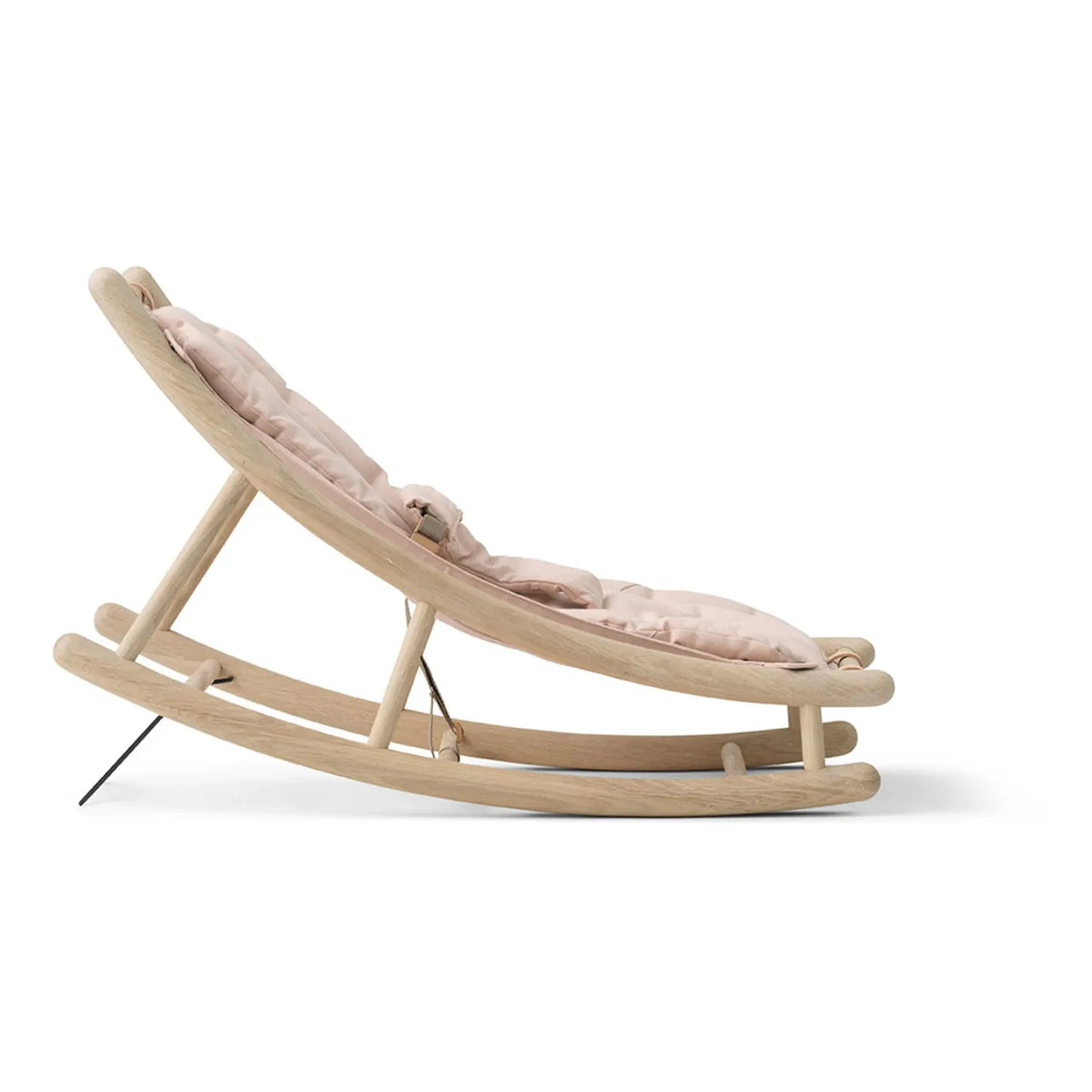 Oliver Furniture - ओक बेबी और टॉडलर रॉकिंग चेयर | गुलाबी