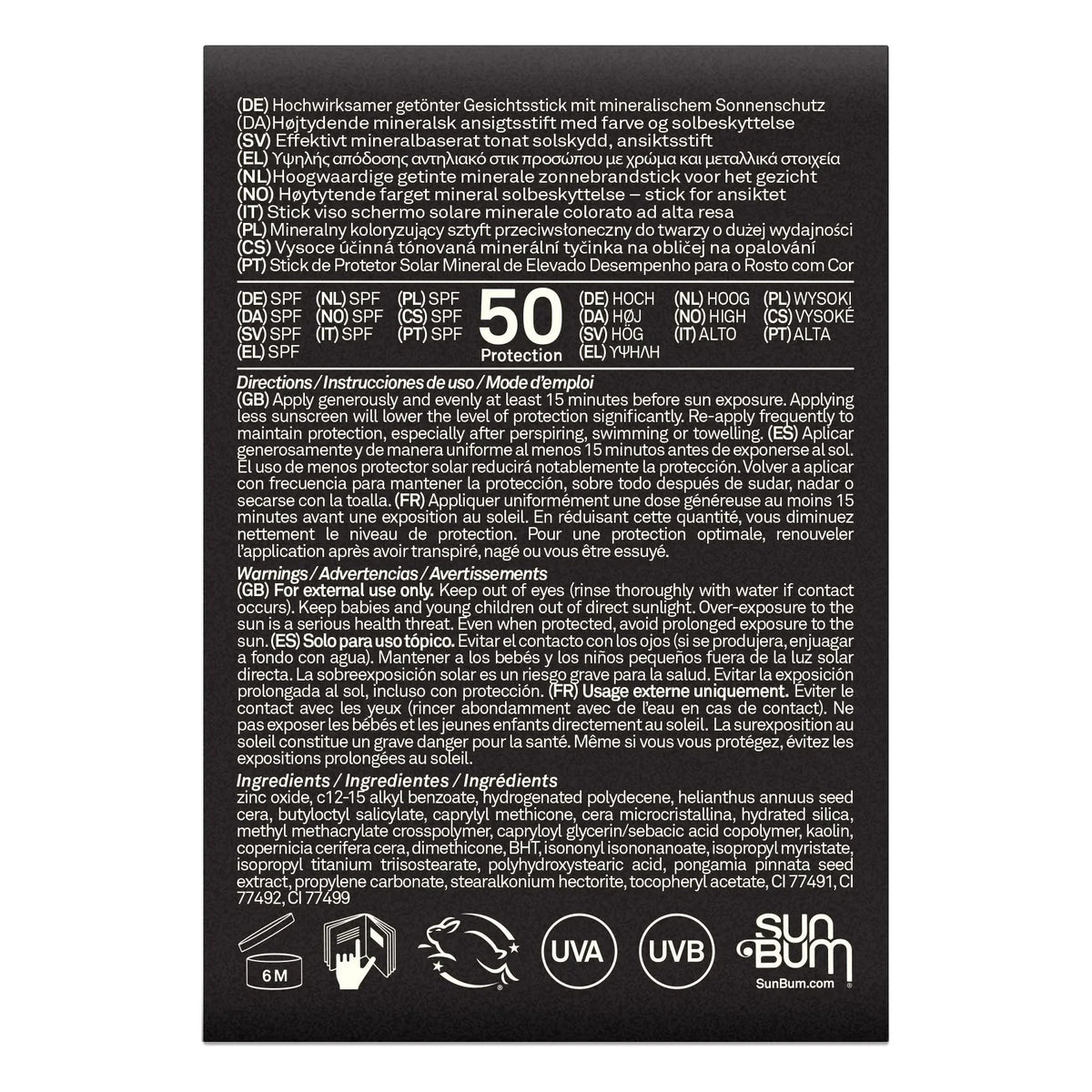 Sunbum - Signature SPF50 Renkli Güneş Koruma Stick - 13g