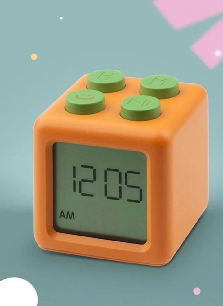 Mary's - Block Alarm Clock | Turuncu