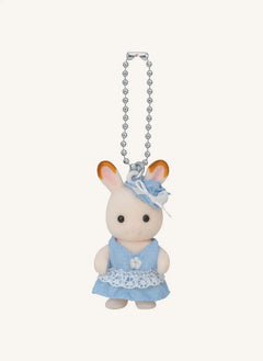 Sylvanian Families - Çikolatalı Bebek Tavşanı Anahtarlık - Mavi