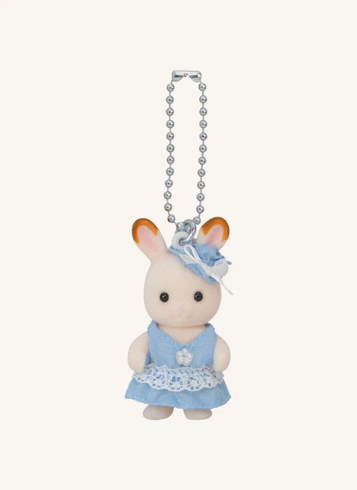 Sylvanian Families - Çikolatalı Bebek Tavşanı Anahtarlık - Mavi