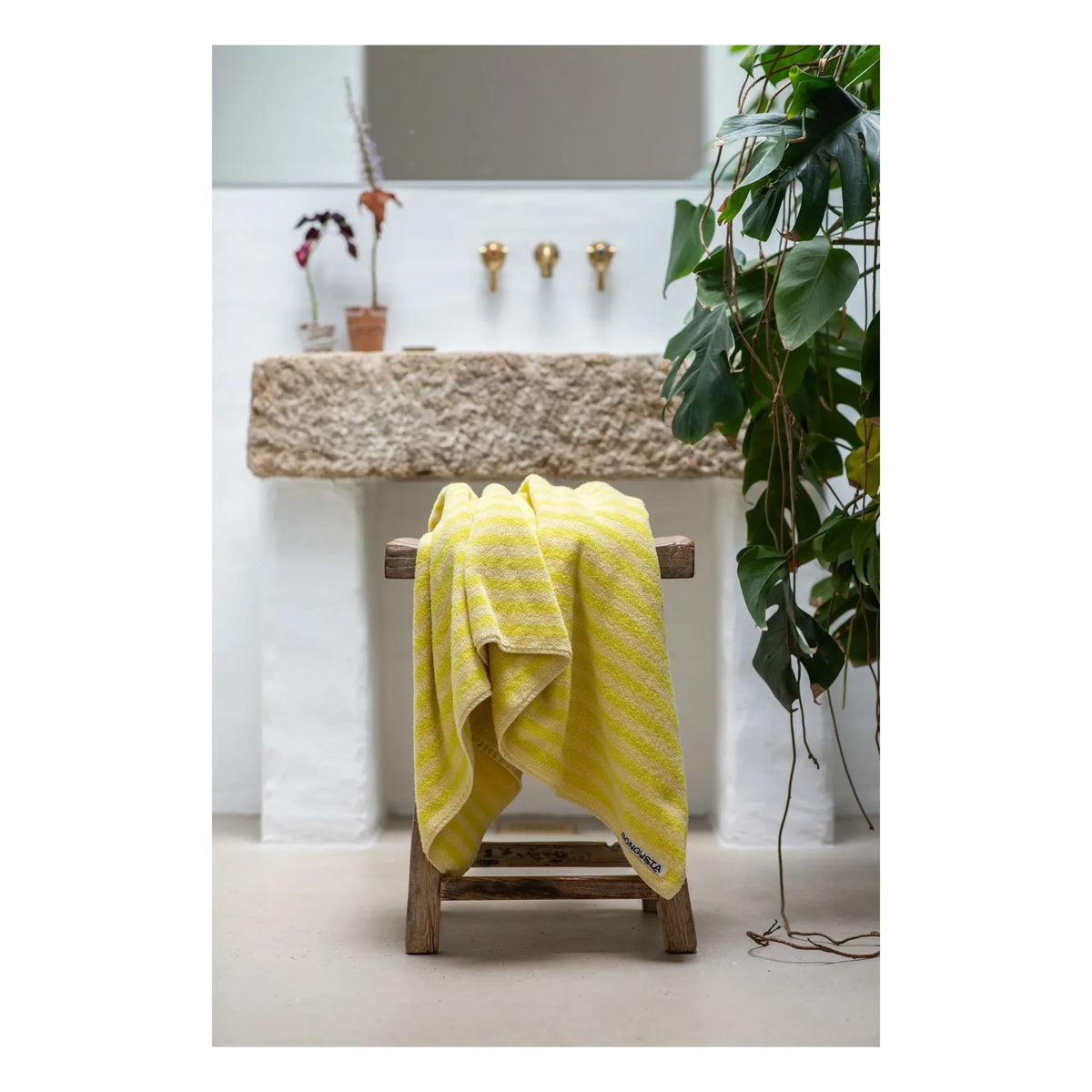 Bongusta - Yumuşak banyo havlusu | Sarı