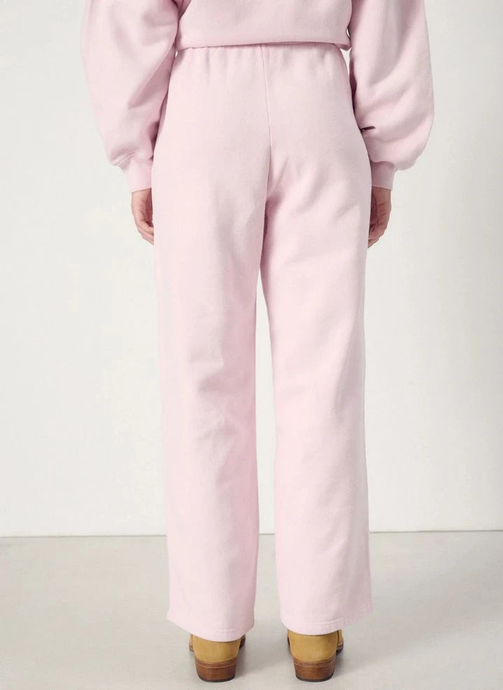 American Vintage - Plizzy Pamuklu Jogger Pantolon | Pudra Pembe