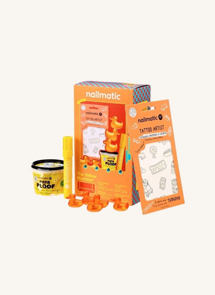 Nailmatic Kids - Sarı Makine Hediye Seti | Sarı