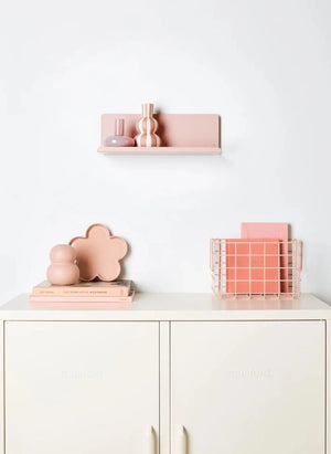 Mustard Made - Ledge Metal Duvar Rafı | Blush