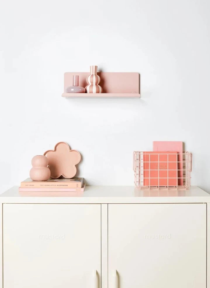 Mustard Made - Ledge Metal Duvar Rafı | Blush