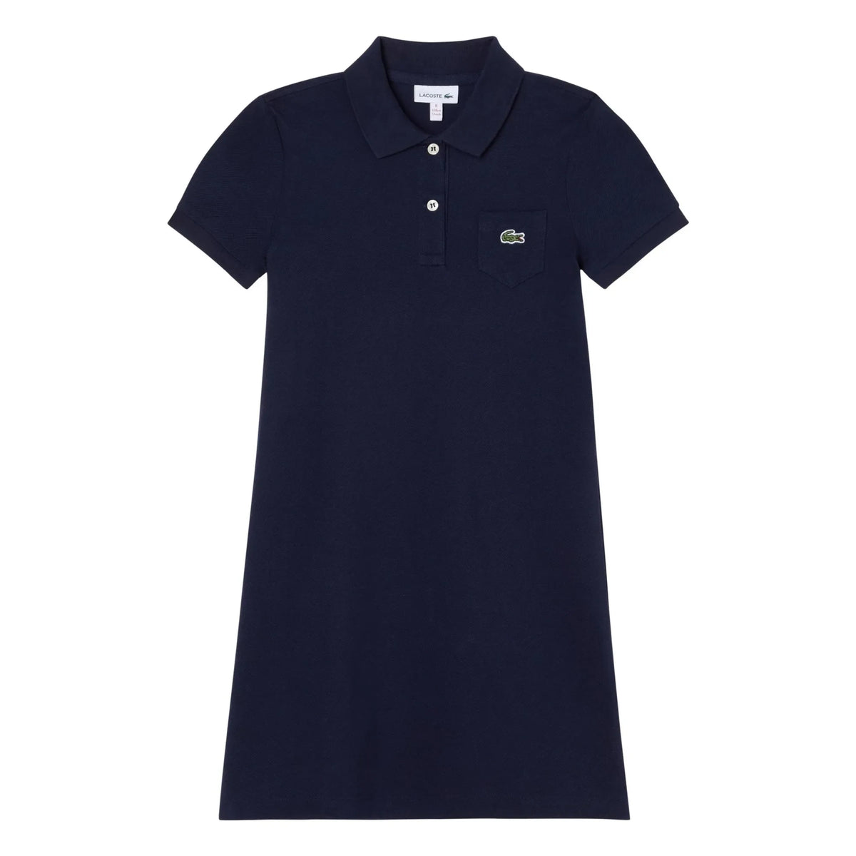 Lacoste - Organik Pamuk Polo Elbise | Lacivert