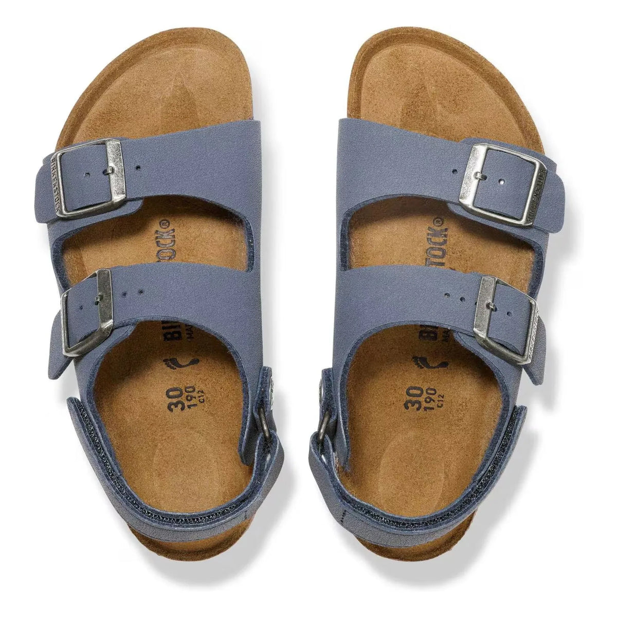 BIRKENSTOCK - Sandalet Milano AS Kids Birko-Flor Birkibuc | Klasik lacivert