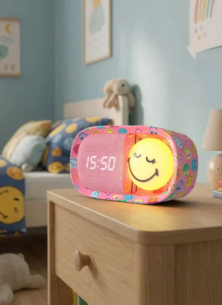 MOB - Dreamy Alarm Clock - MOB x Smiley World | Pembe